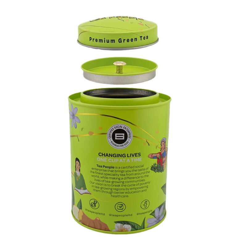 Lemon Green -100g Loose Leaf Tea in Tin Caddy, , hi-res
